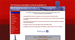 Desktop Screenshot of pioneerssa.org.au